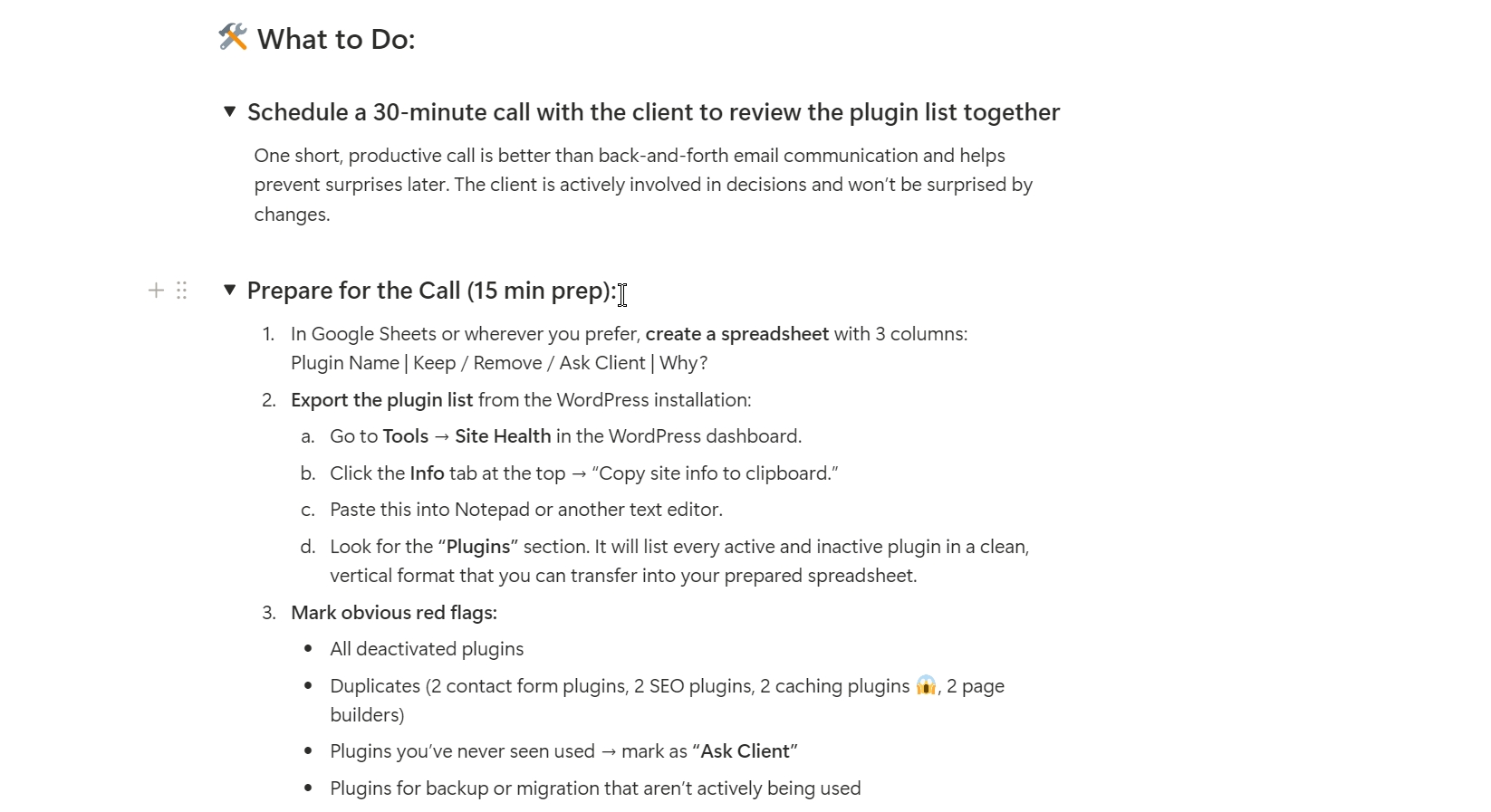 Client Findings Report Template